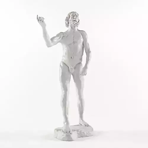 St John The Baptist Preaching 3D model