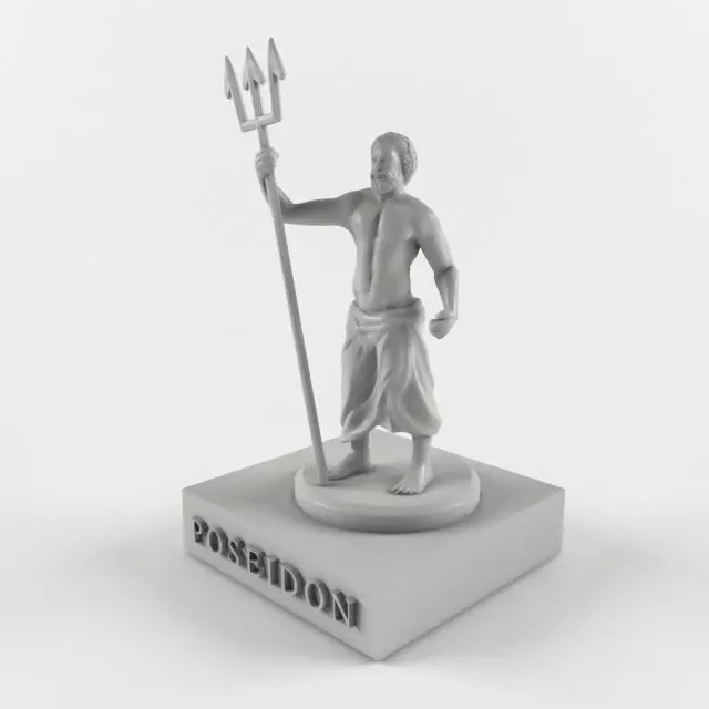 Poseidon 3D model_4