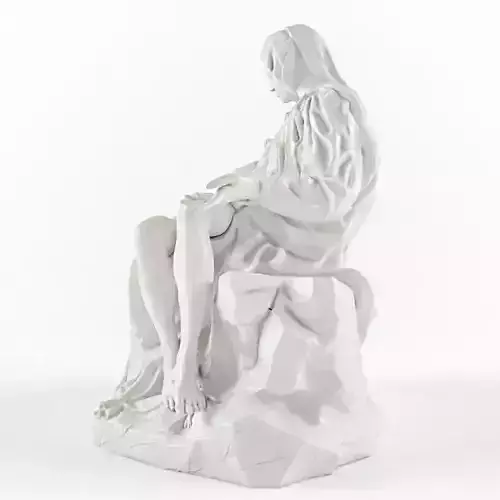 Pieta sculpture of jesus and his mother