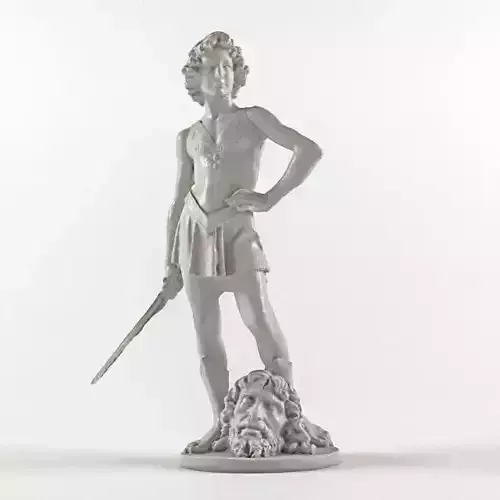 David With The Head of Goliath 3D model
