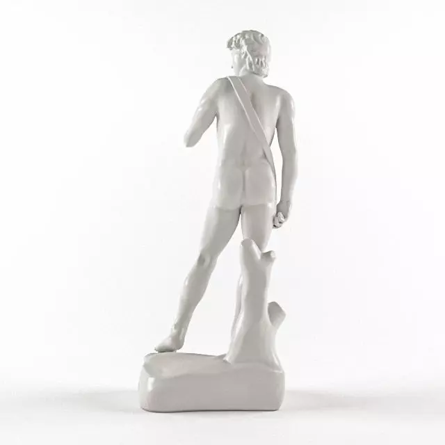 David statue of 3D model_2