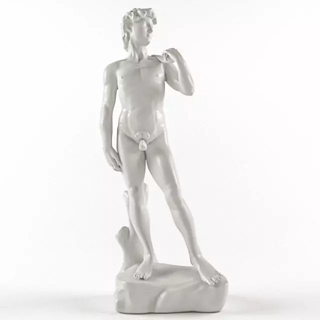 David statue of 3D model_0