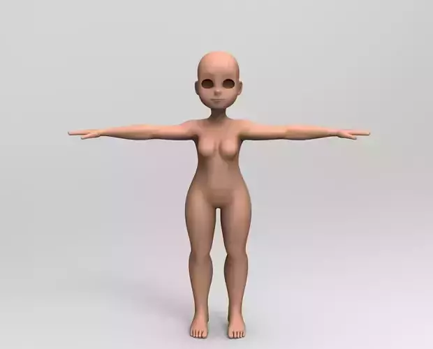 Stylized Character Base Mesh
