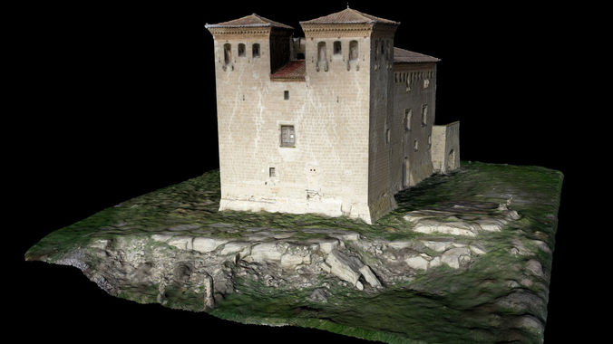 Montcortes Castle Scan 3D model