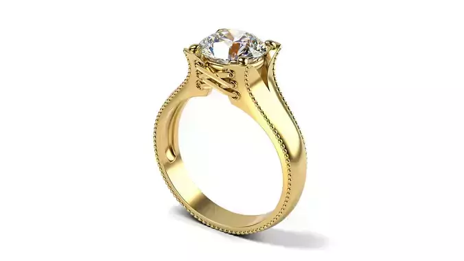 Lacing Engagement Ring