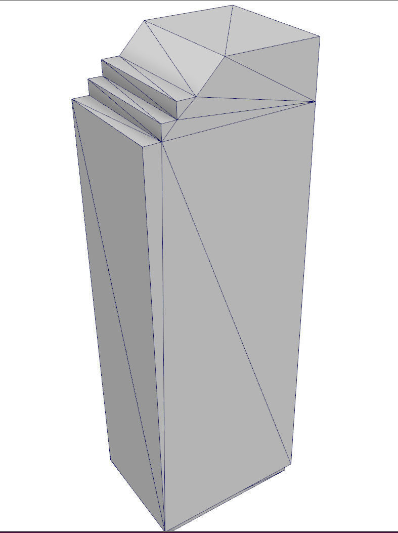 Apartment - PBR Game-Ready skyscraper Low-poly 3D model_2