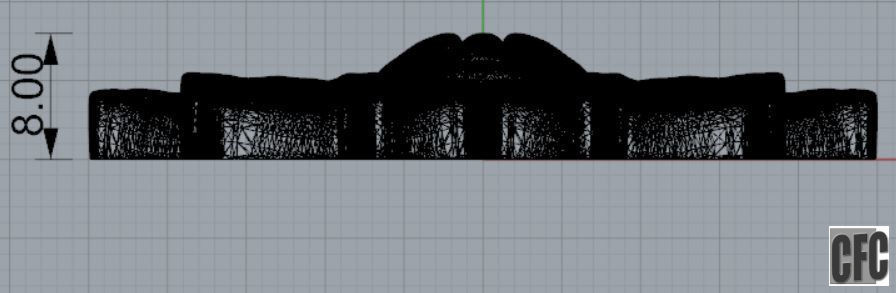 Flower relief for cnc and 3d printing FLCFC0H 3D print model_5