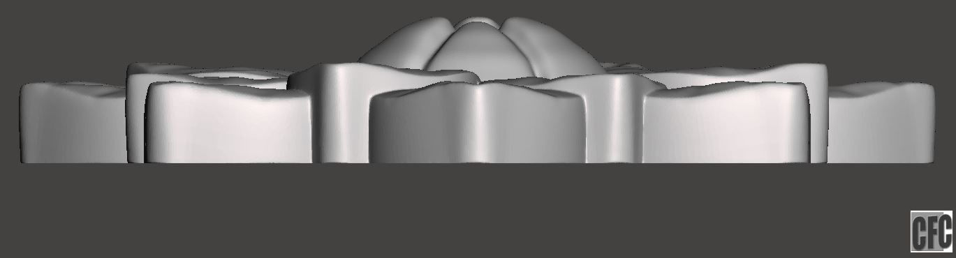 Flower relief for cnc and 3d printing FLCFC0H 3D print model_3