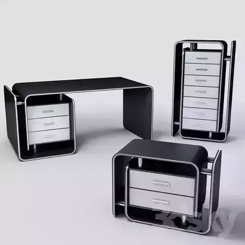 Office furniture Free 3D model