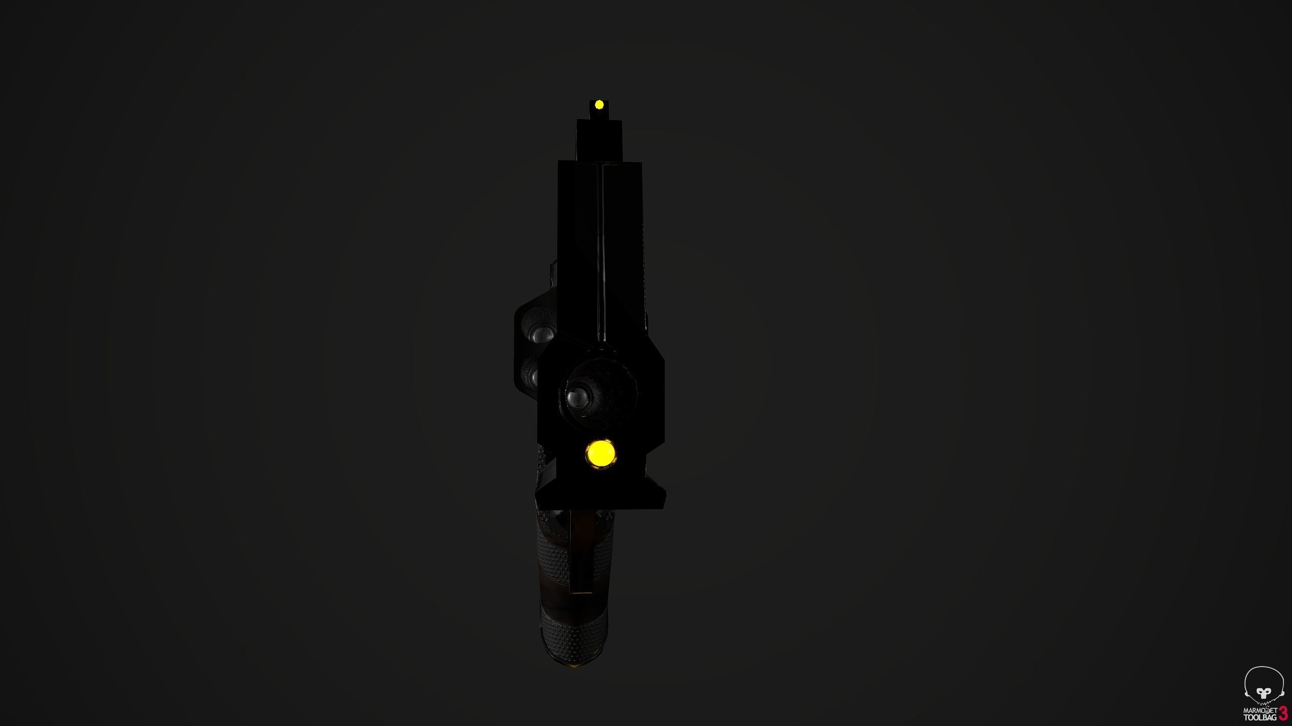 RHINO 40DS Sci-Fi or Cyberpunk Low-poly 3D model_5