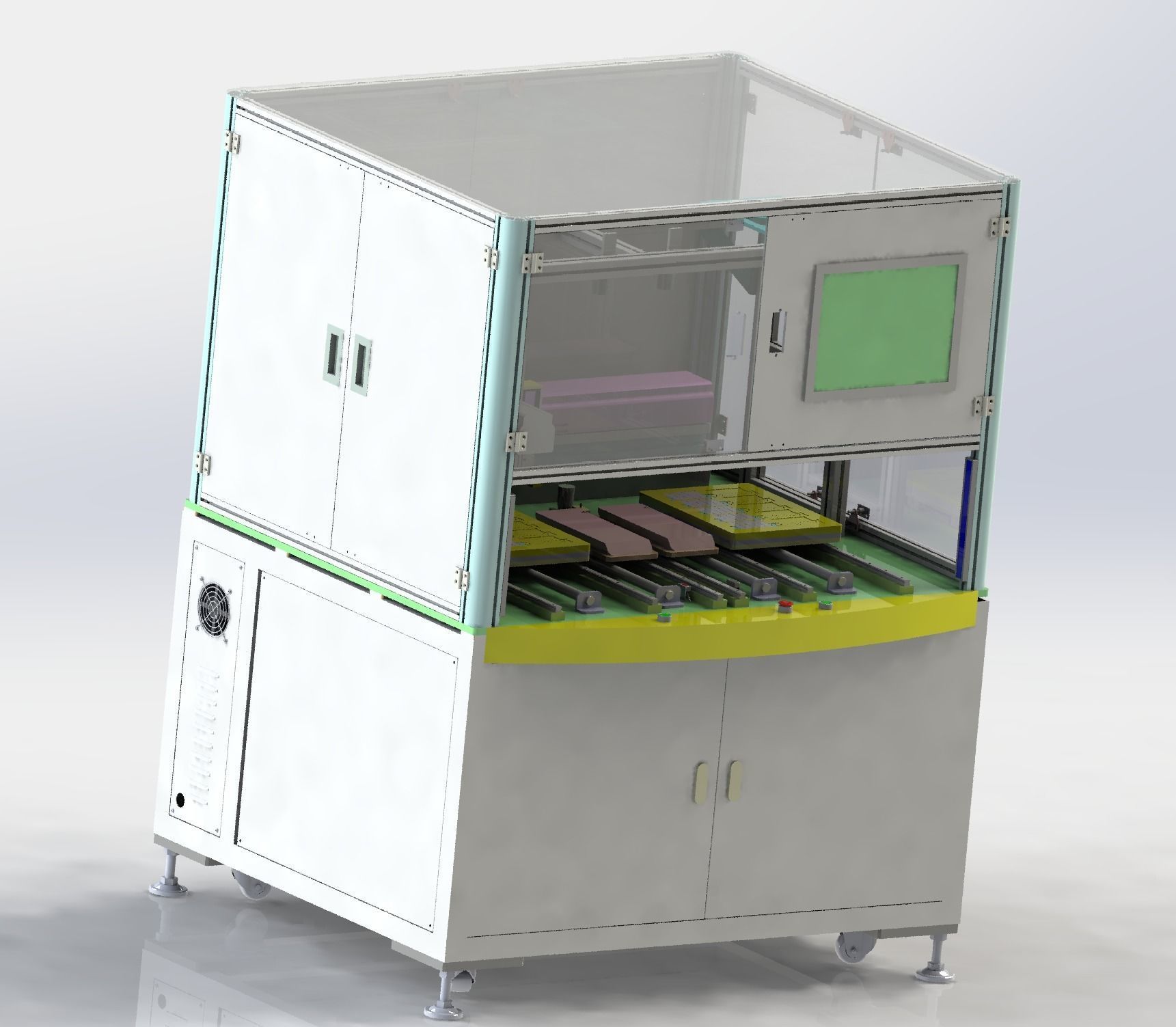 Ccd lamination machine 3D model_2