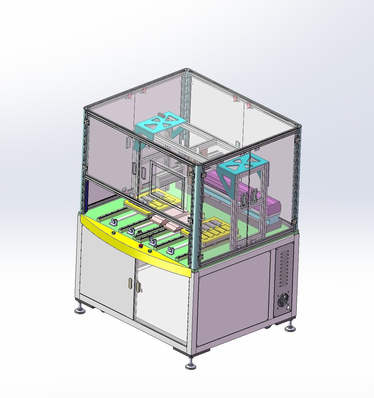 Ccd lamination machine 3D model_5