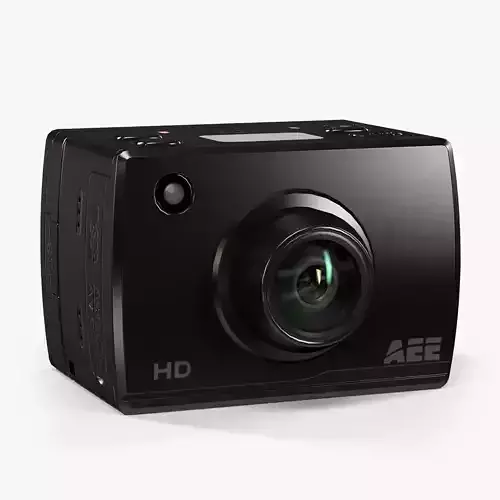 AEE Magicam SD18B action camera Low-poly 3D model