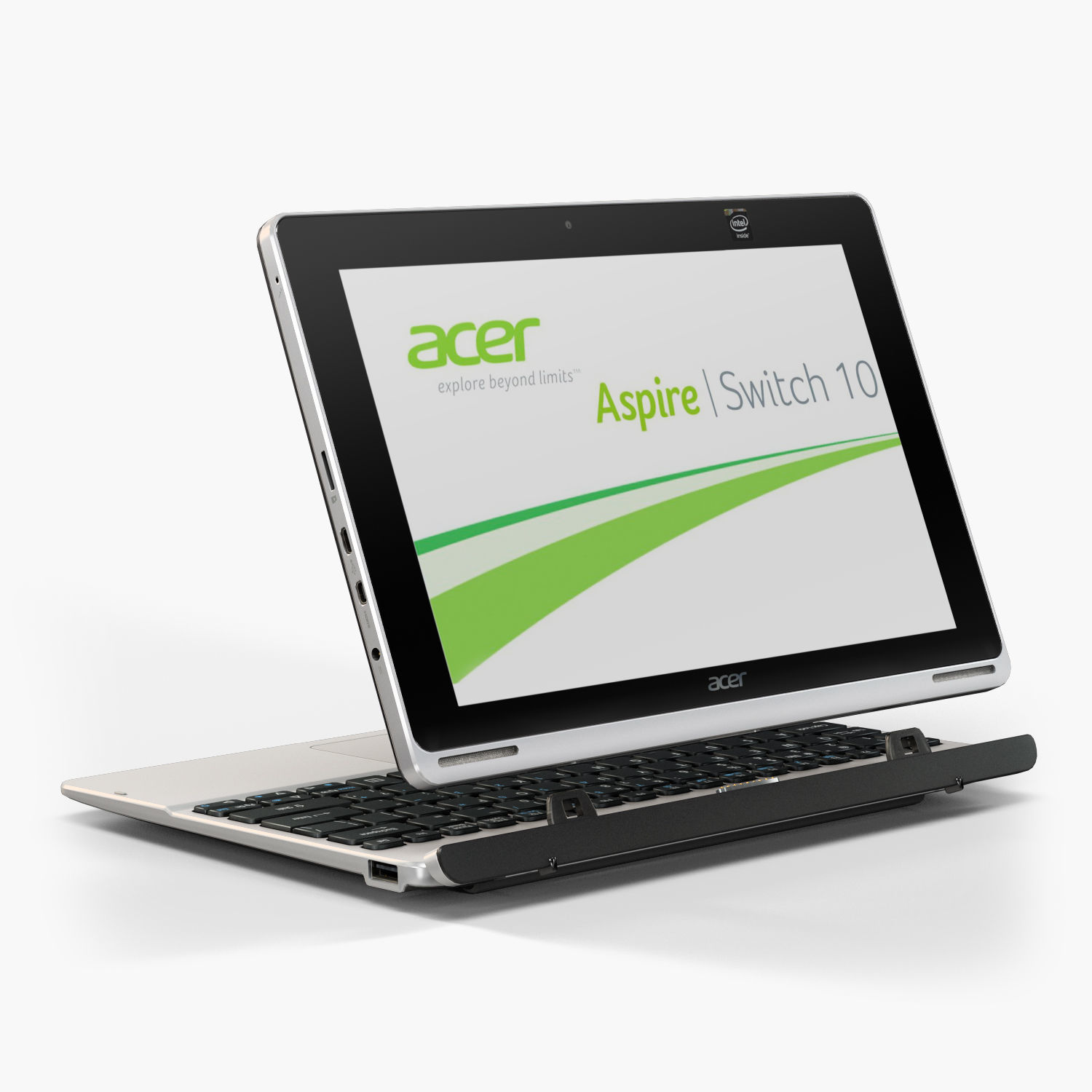 Acer Aspire Switch 10 convertible hybrid laptop Low-poly 3D model_15