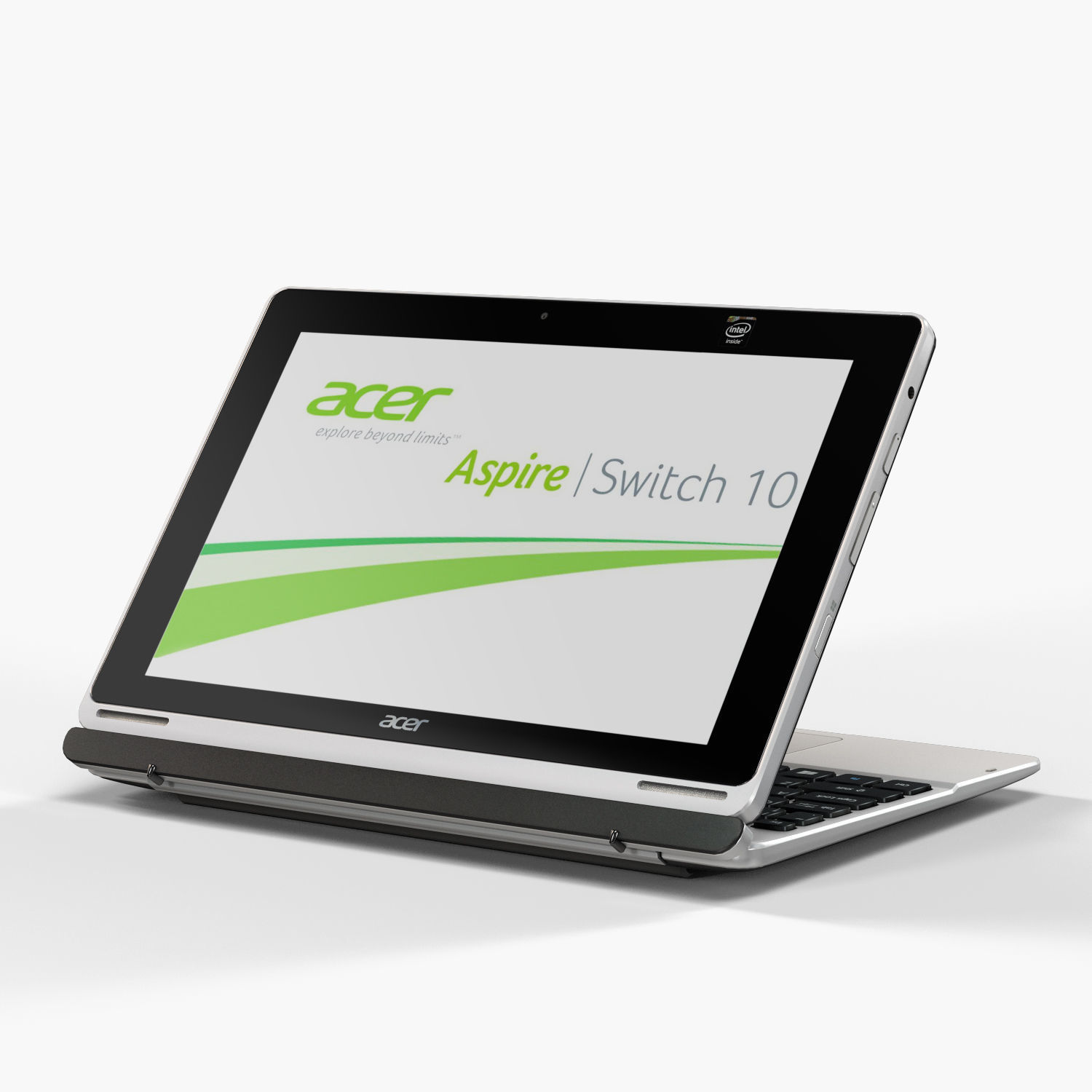 Acer Aspire Switch 10 convertible hybrid laptop Low-poly 3D model_16