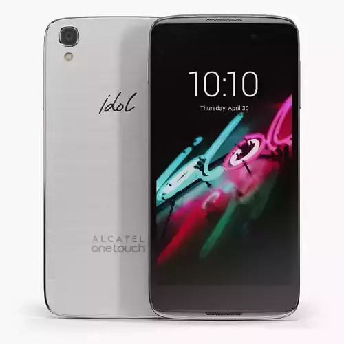 Alcatel OneTouch IDOL 3 Low-poly 3D model