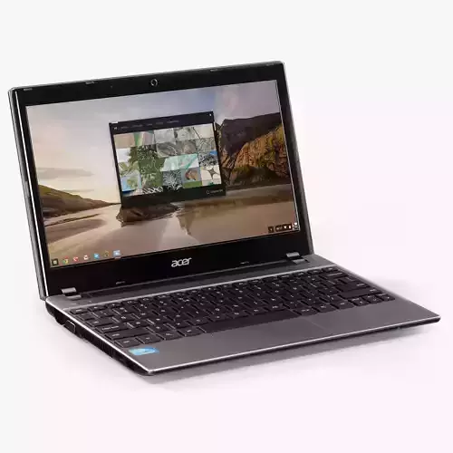 Acer C7 Chromebook Low-poly 3D model