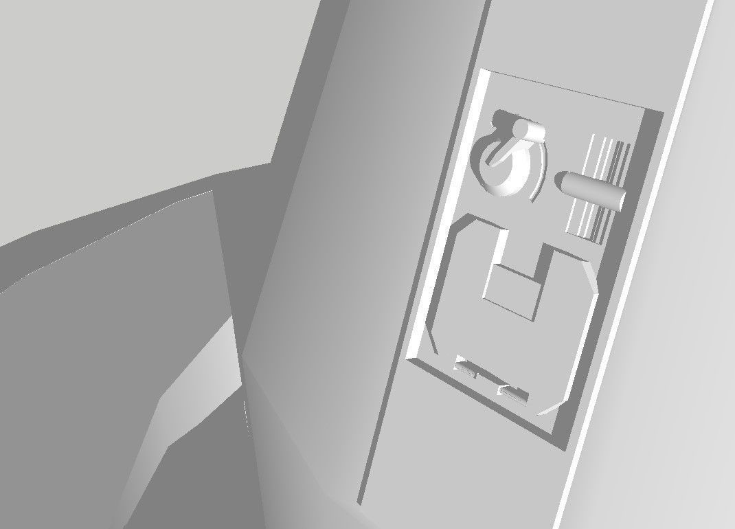 Sci-Fi Parabolic Antenna - High Detail Level 3D print model_13