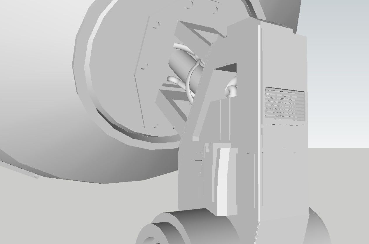 Sci-Fi Parabolic Antenna - High Detail Level 3D print model_10
