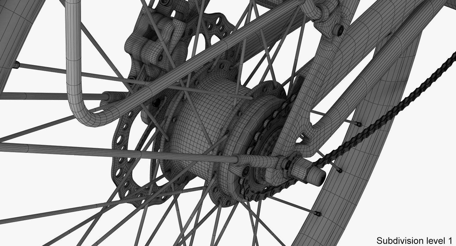 Electric bike 4 3D model_26