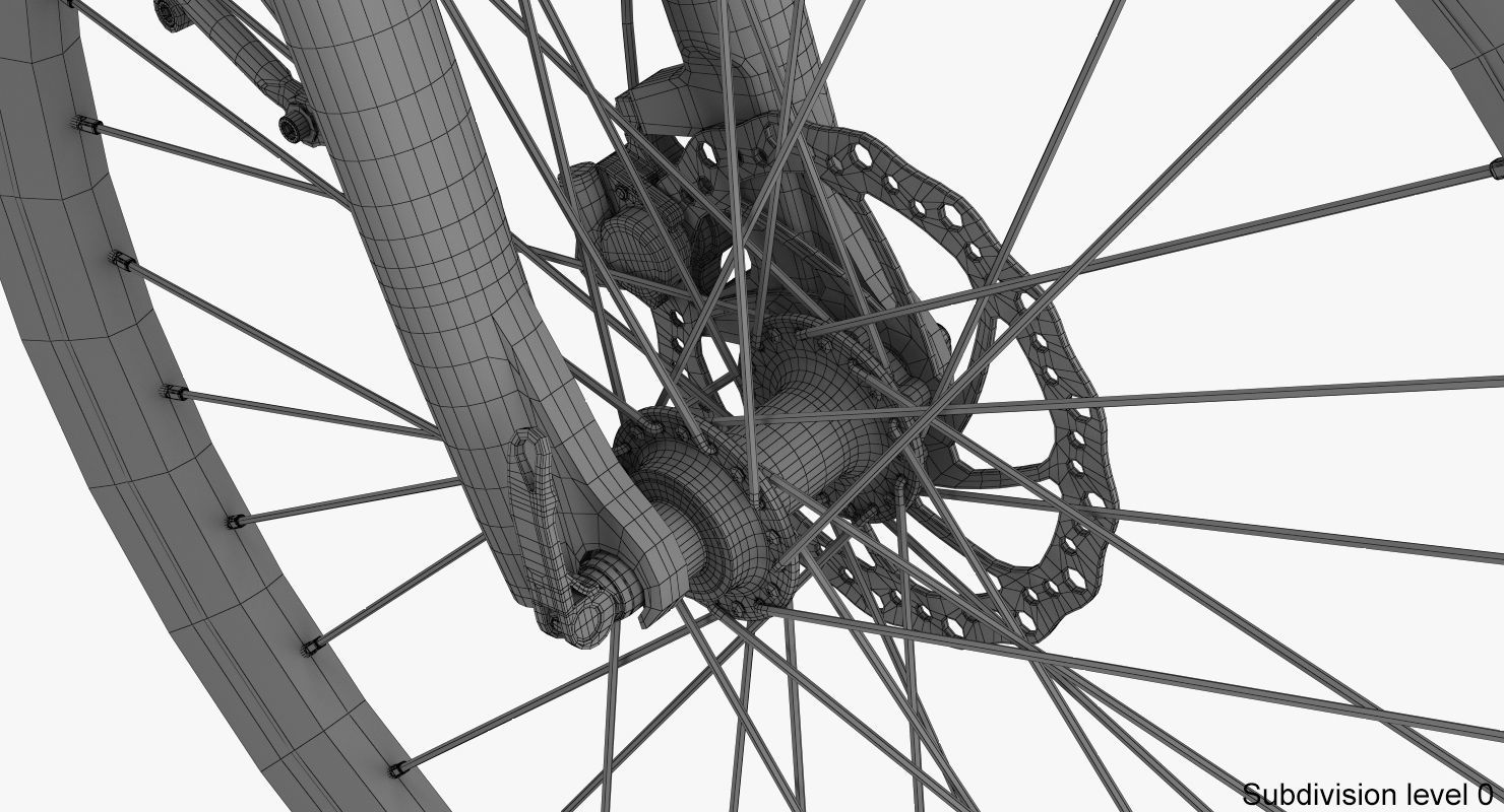 Electric bike 4 3D model_23