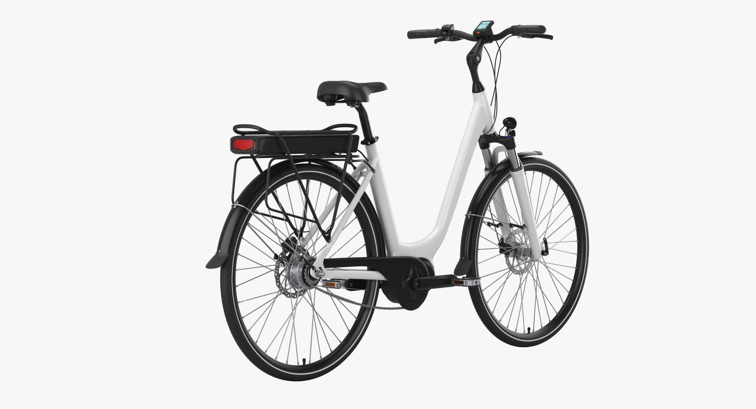 Electric bike 4 3D model_2