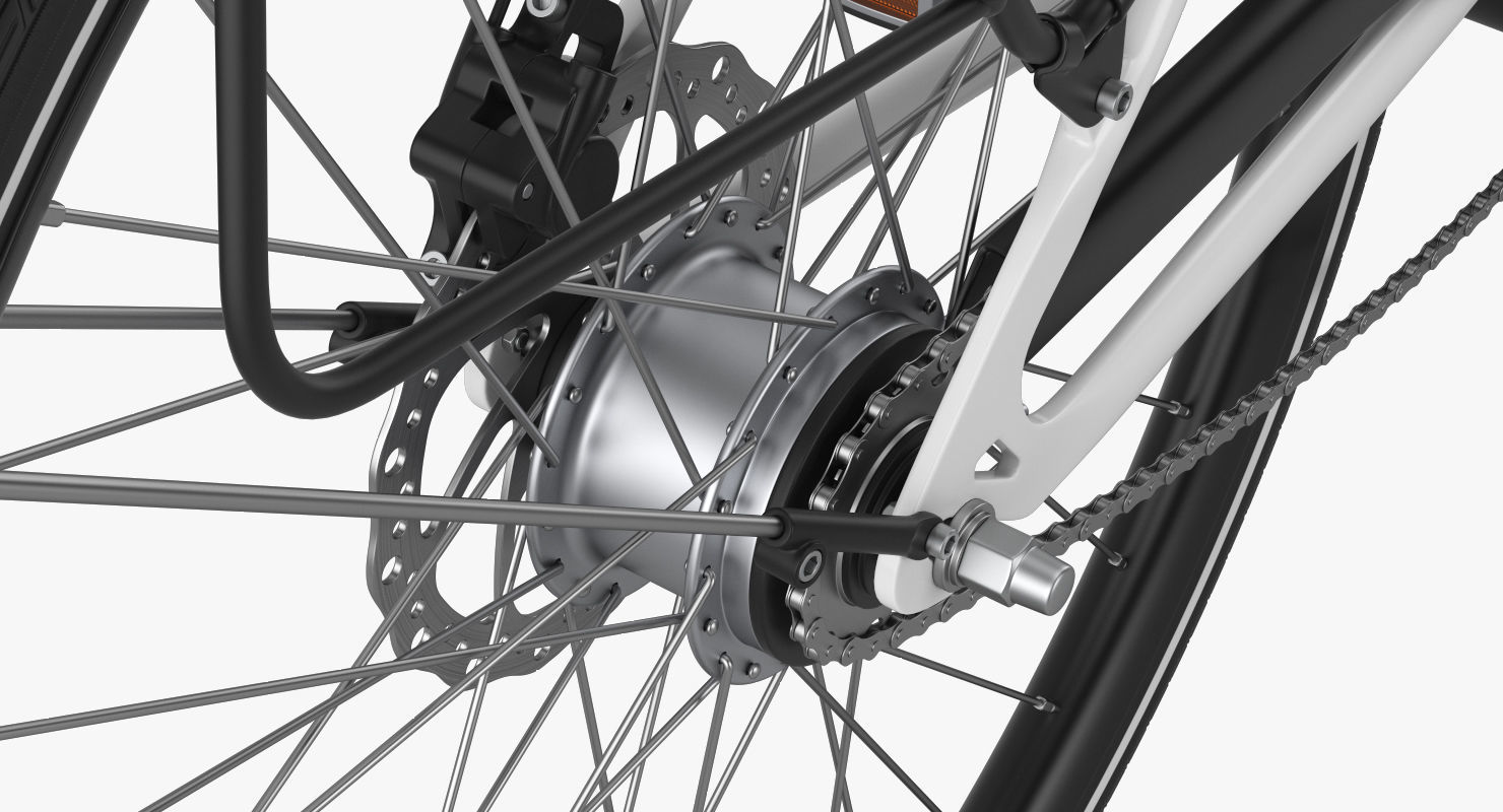 Electric bike 4 3D model_9