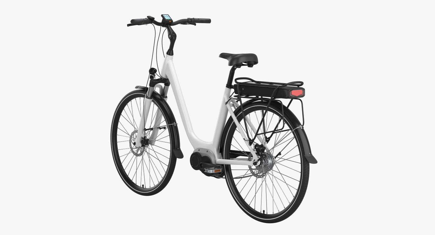 Electric bike 4 3D model_3