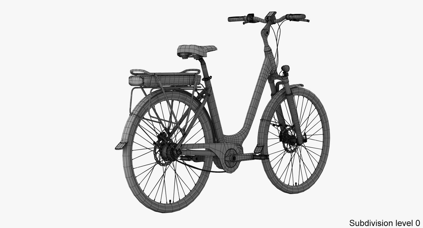 Electric bike 4 3D model_19