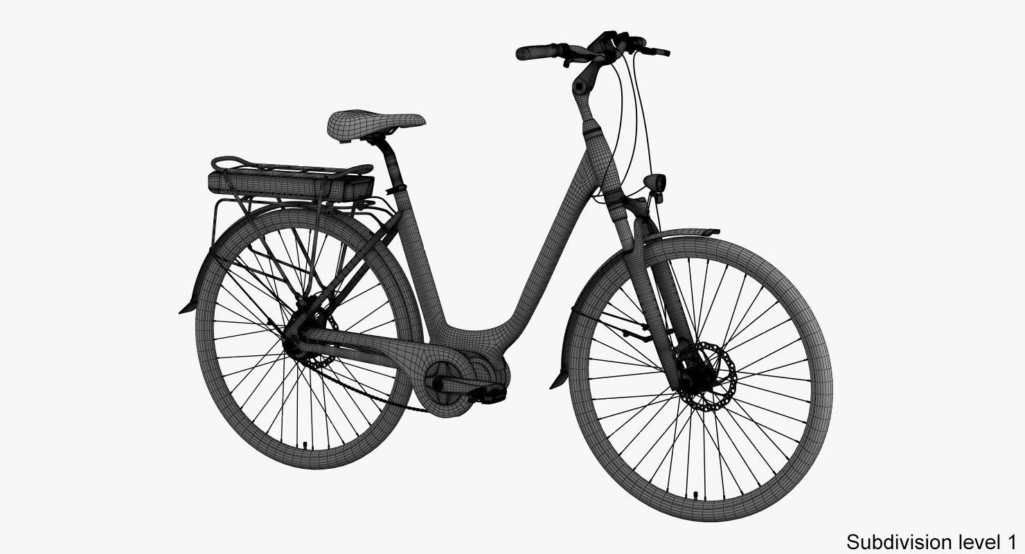 Electric bike 4 3D model_18