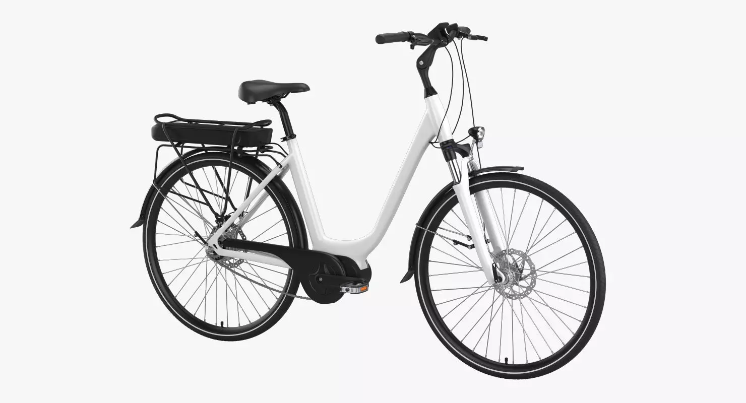 Electric bike 4 3D model_0