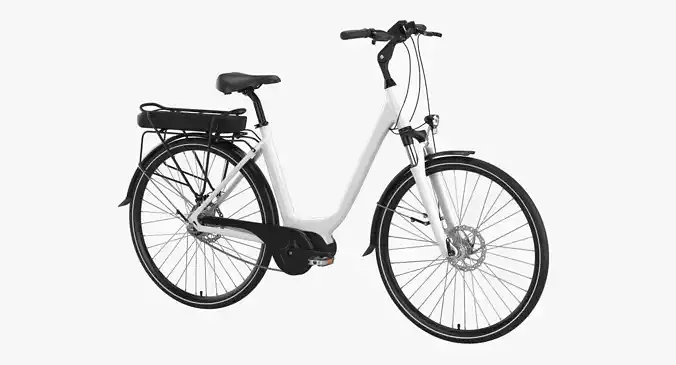 Electric bike 4 3D model