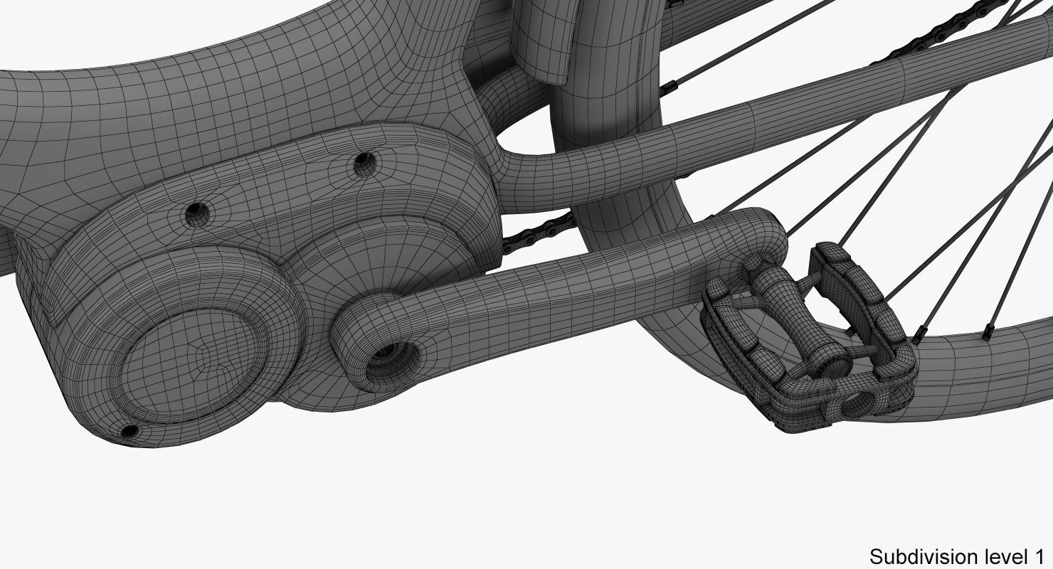 Electric bike 4 3D model_34