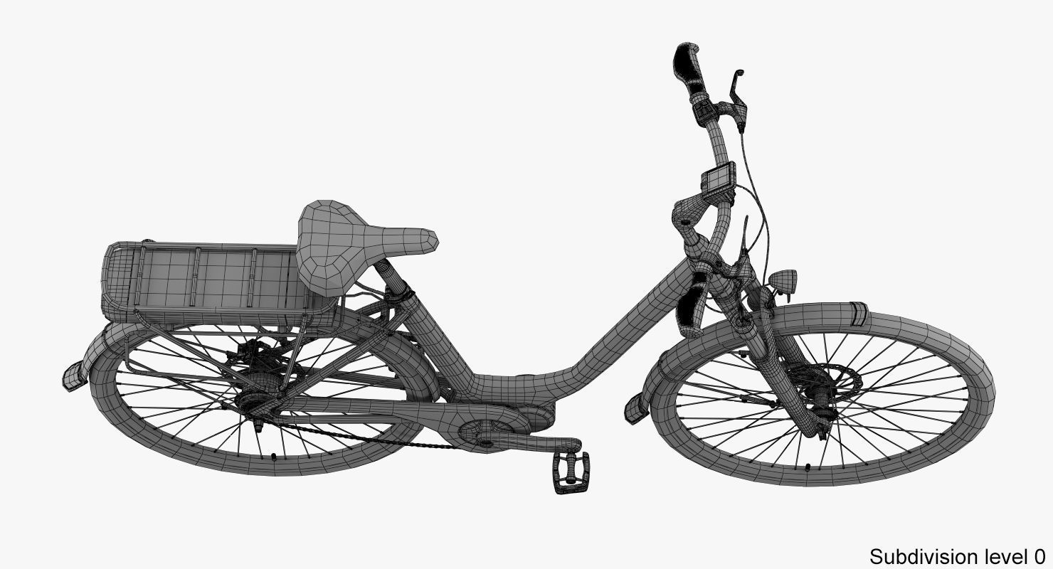 Electric bike 4 3D model_21