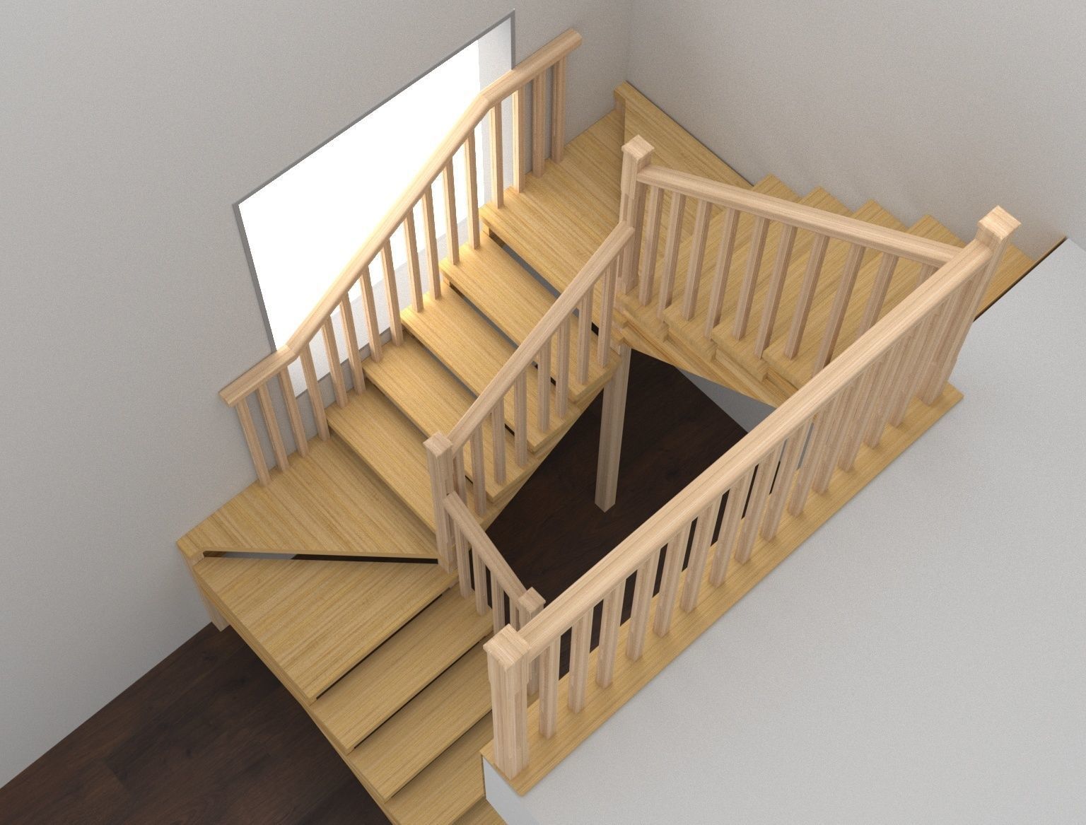 Stairs 3d model 3D model_13
