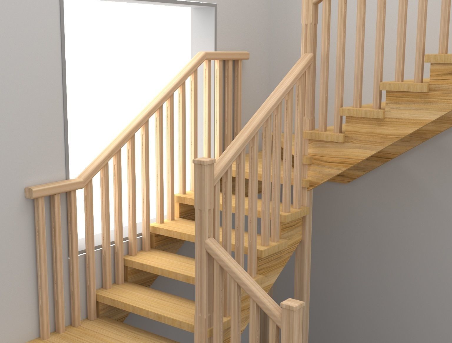 Stairs 3d model 3D model_1
