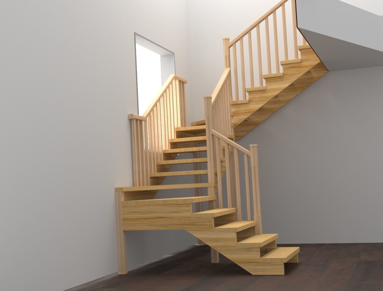 Stairs 3d model 3D model_0