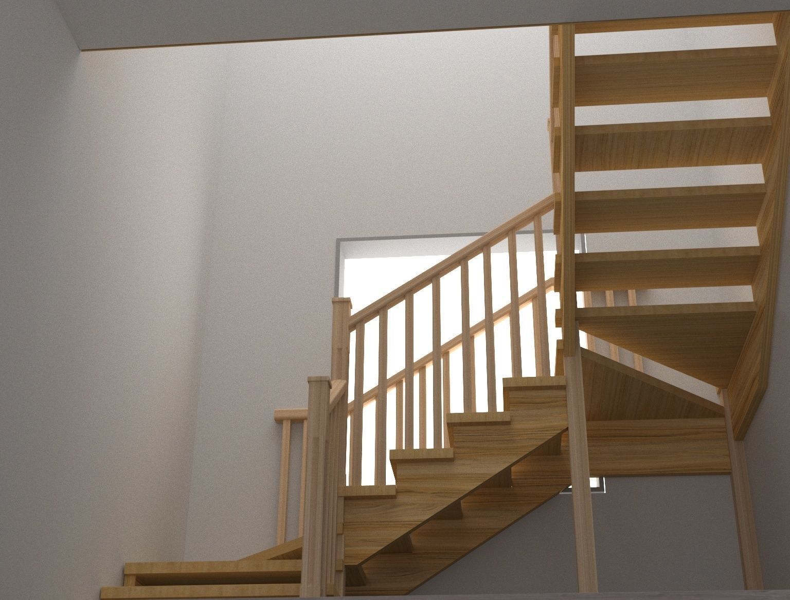 Stairs 3d model 3D model_18