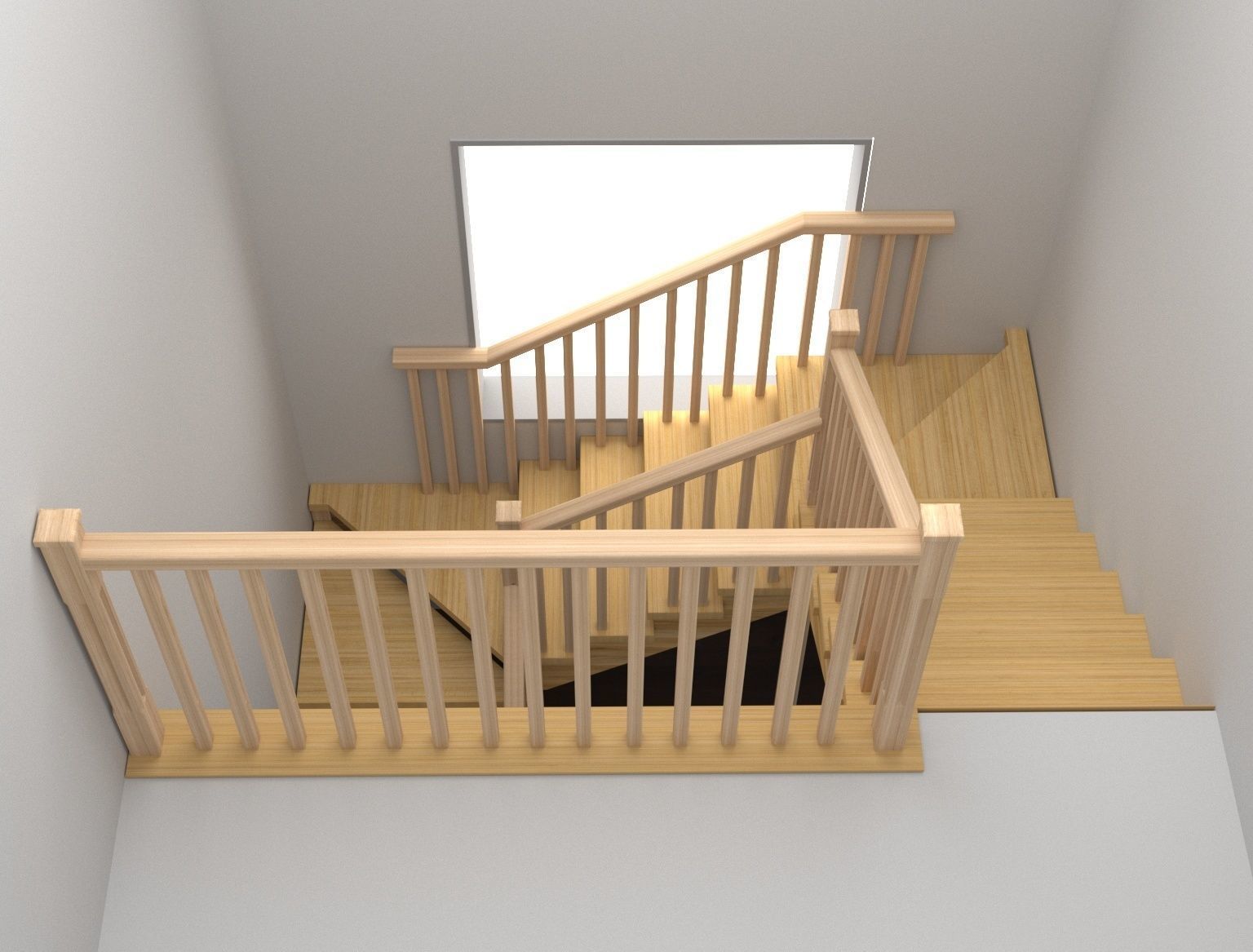 Stairs 3d model 3D model_3