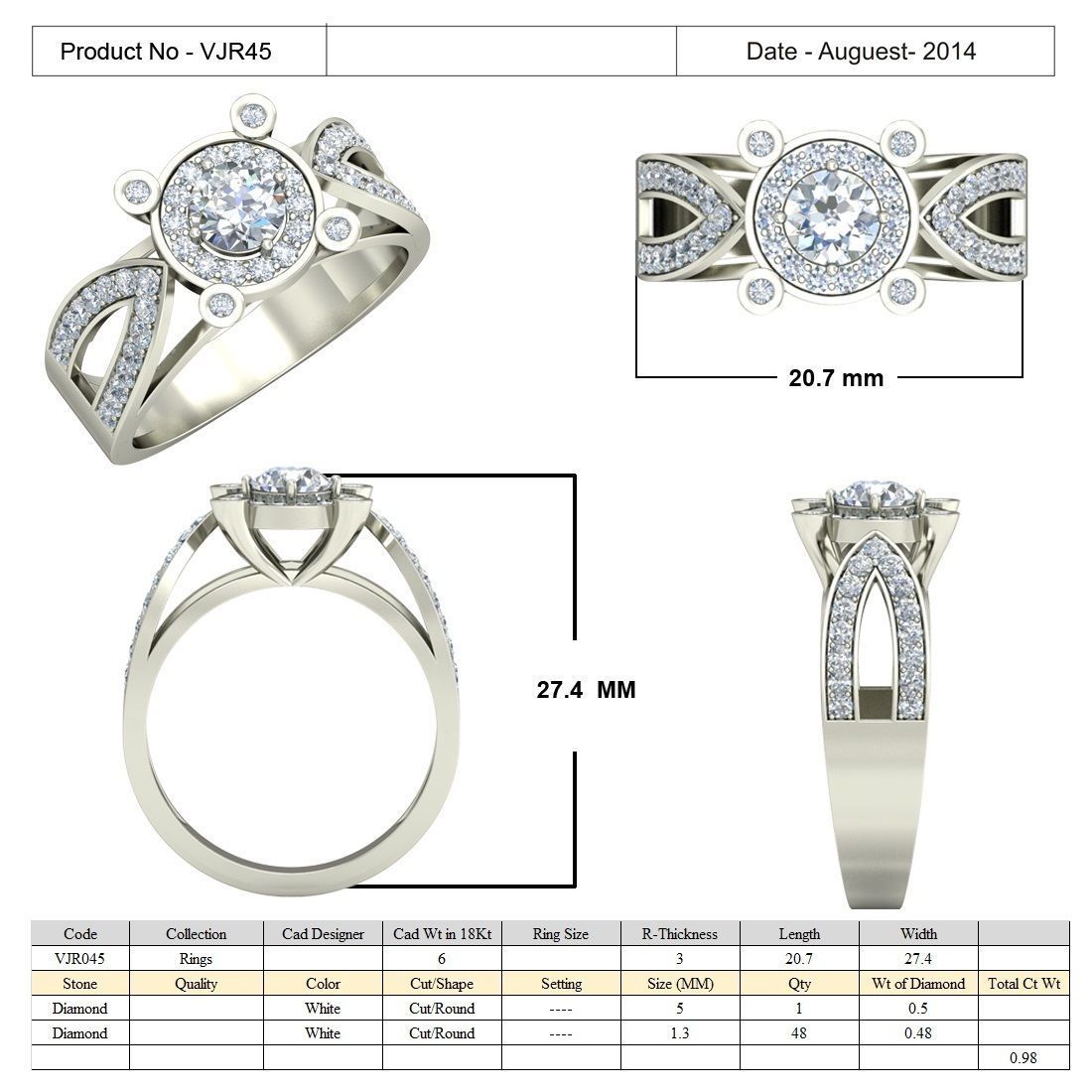 BULK-3DM-With Gems-RING 15 Files-12 3D print model_4