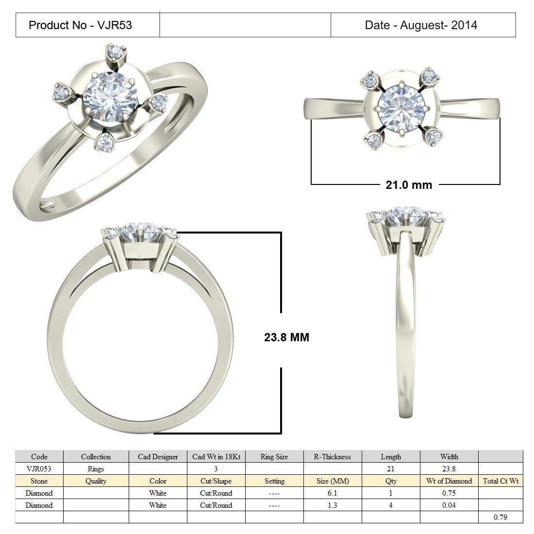 BULK-3DM-With Gems-RING 15 Files-12 3D print model_10