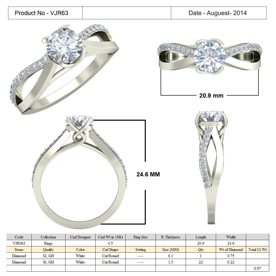 BULK-3DM-With Gems-RING 15 Files-11 3D print model_4