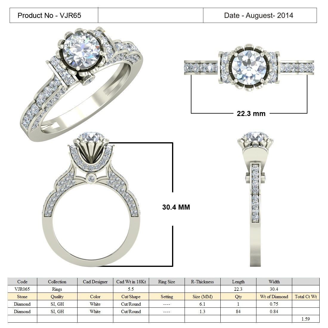 BULK-3DM-With Gems-RING 15 Files-11 3D print model_7