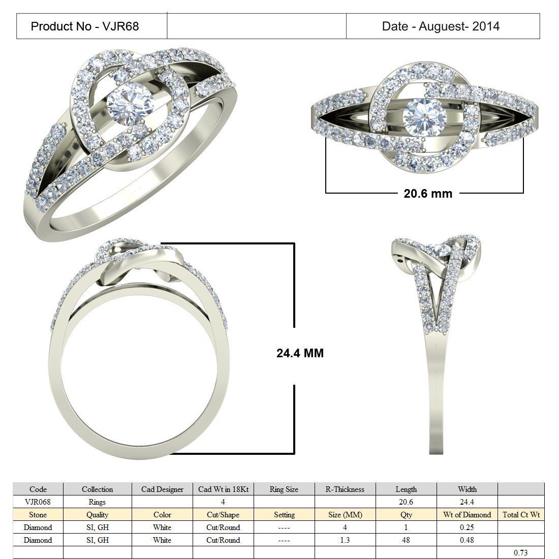 BULK-3DM-With Gems-RING 15 Files-11 3D print model_8