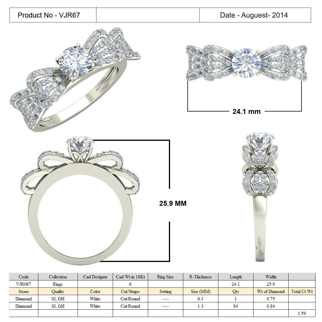 BULK-3DM-With Gems-RING 15 Files-11 3D print model_10