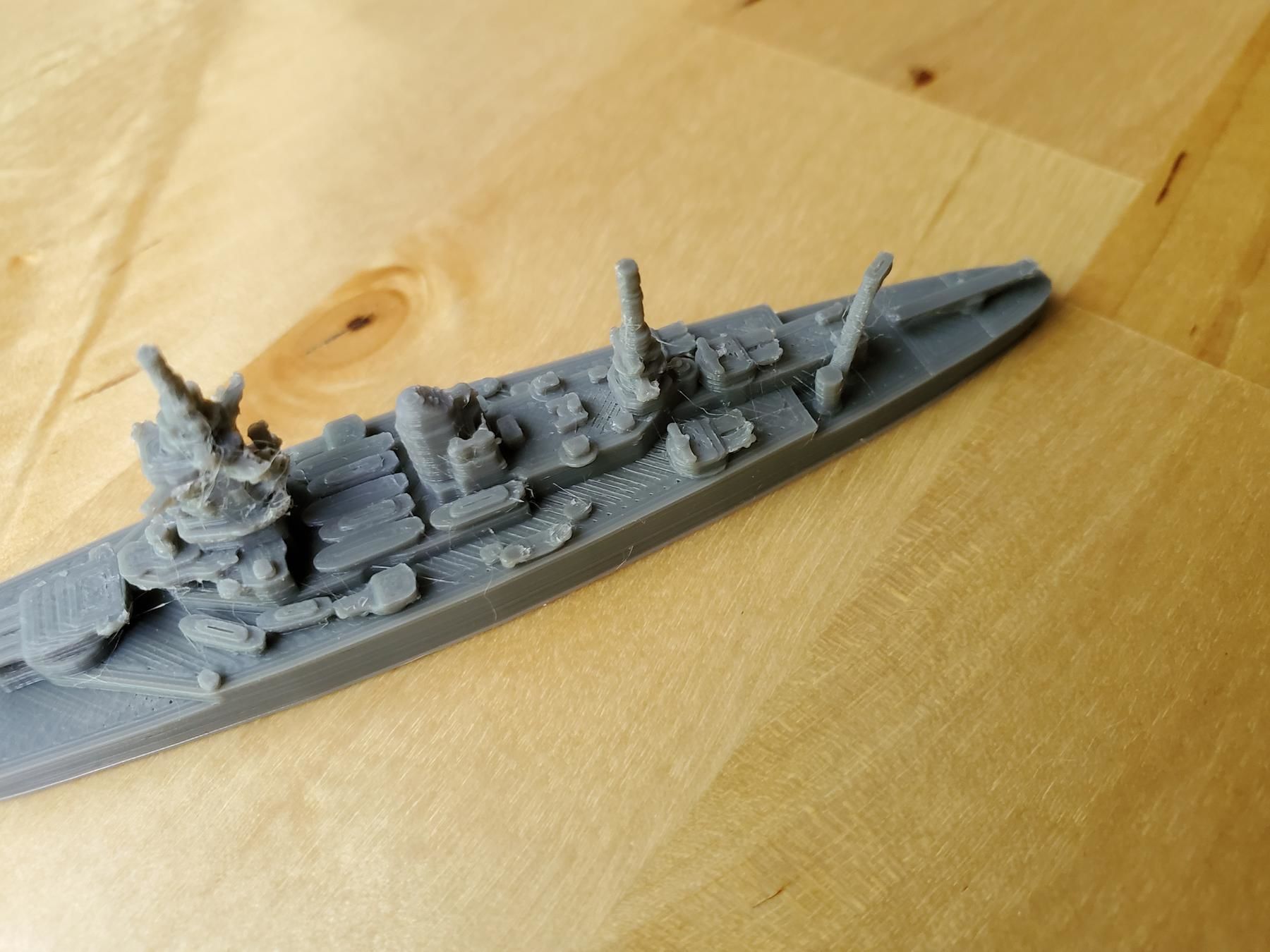 French Dunkerque Class Battleship 3D print model_5