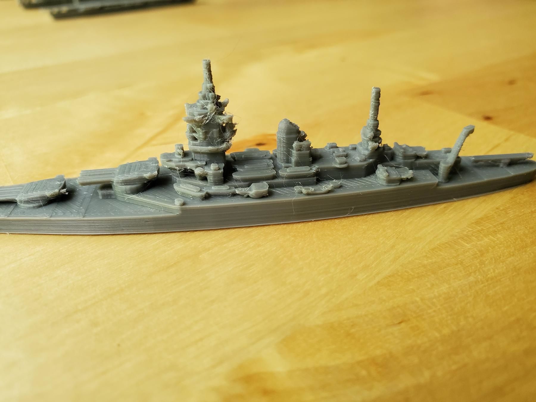 French Dunkerque Class Battleship 3D print model_6