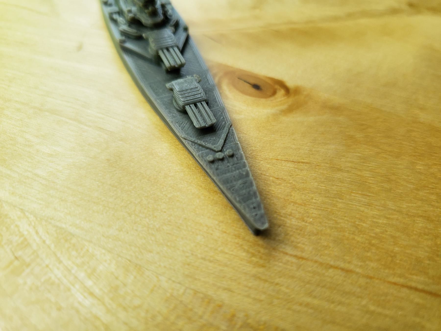 French Dunkerque Class Battleship 3D print model_11