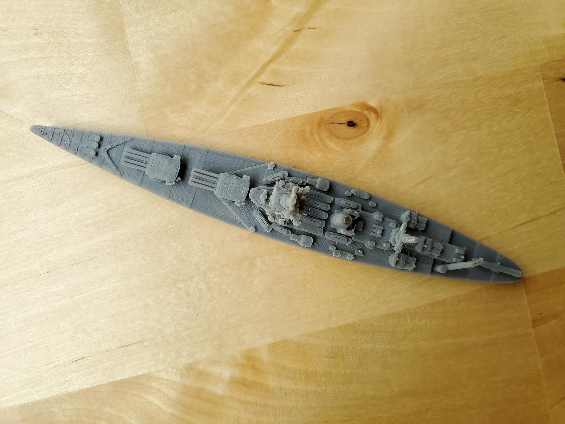 French Dunkerque Class Battleship 3D print model_8