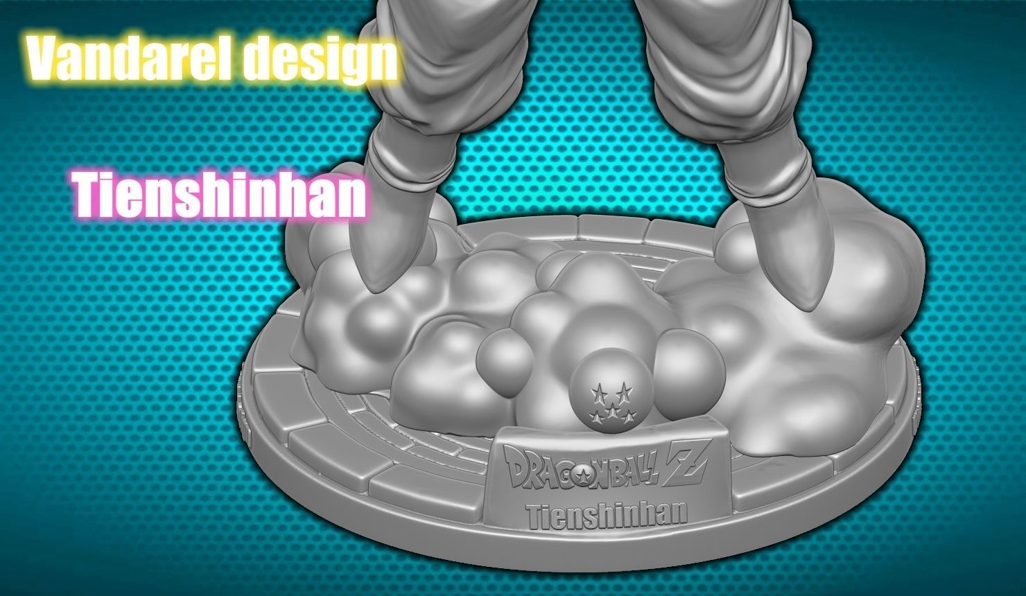 Tien Shinhan 3D Printing Miniature 3D print model 3D print model 3D print model_1